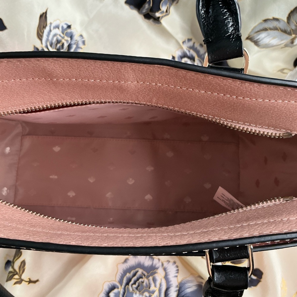 Kate Spade Pink and Black Satchel from the Cedar Street Collection - Picture 6 of 9